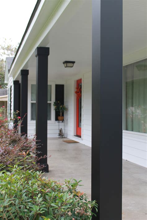 metal front porch columns